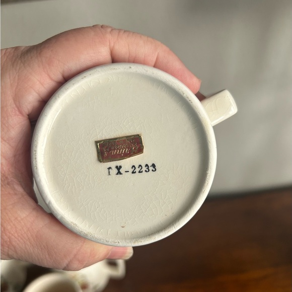 Brinns Rare Vintage 9 Piece Tea/ Coffee Set Christmas Santa Holiday Whimsical - Picture 14 of 14